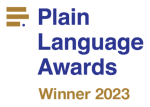 Plain language award winner 2023 - Helen Bradford - Capire